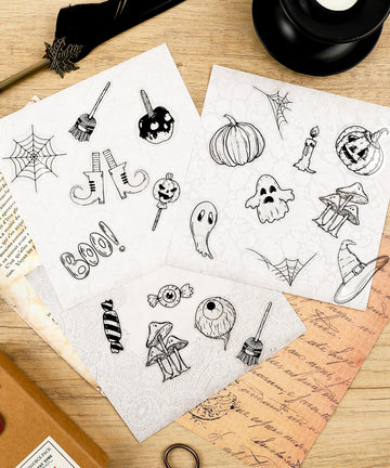 40 Pcs Grabie Exclusive Monster Mash Sticker Set